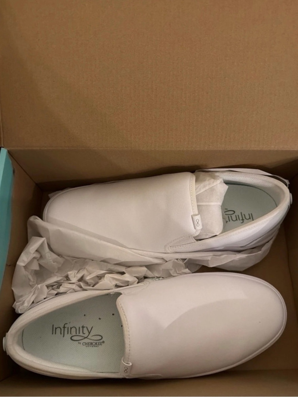 Chaser White Slip-On Sneakers for Women